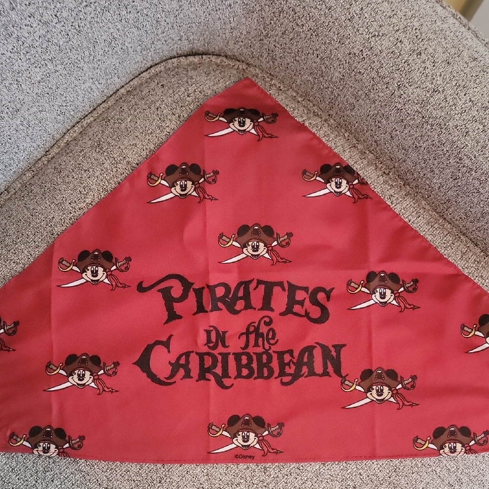 Disney Pirates of the Caribbean Bandana From Disney Cruise Pirate Night